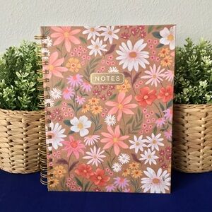 Clementine Spiral Notebook ~ Wild Flowers